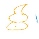 しおな の絵: うんこ