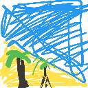鈴木ザイオン の絵: びーち