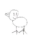 みき の絵: とり