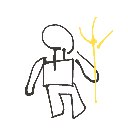 ゆうせ の絵: かみ