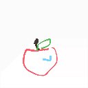 ちゃま の絵: りんご