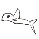 しょょ の絵: いるか