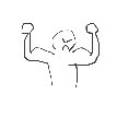ゆきの の絵: まっちょ