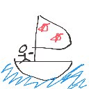 お母さん の絵: よっと