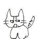 お母さん の絵: ねこ