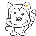 あすか の絵: たぬき