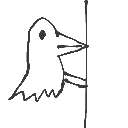 ホワイトラベル の絵: きつつき