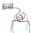 くいつくし の絵: すいみんべんきょう