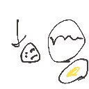 ああ の絵: うずらのたまご