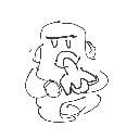 かす の絵: ごりら