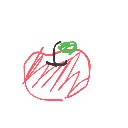 みなみ の絵: りんご