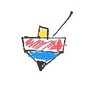 ぽたる の絵: こま