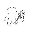 yuru の絵: しるえっと