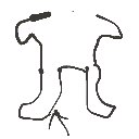 おれ の絵: あし
