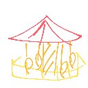 葛餅 の絵: めりーごーらんど