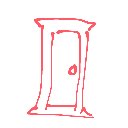 あひゃ の絵: どこでもどあ