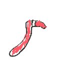かつどん の絵: みみず