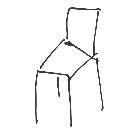 ひさ の絵: いす
