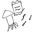 えめ の絵: するめいか