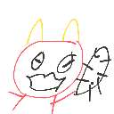ひがしお の絵: おに