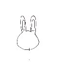 ひゆ の絵: うさぎ