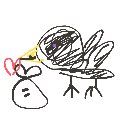 りの の絵: からす