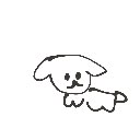 なー の絵: いぬ