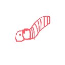 ゆり の絵: みみず