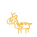 ゆきち の絵: しか