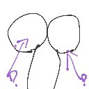 ゆうなちん の絵: きんたま