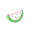 ゆうなちん の絵: すいか