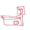 りーつー の絵: こんびに