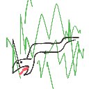ポンコ の絵: やぶへび