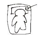 もも の絵: まくら