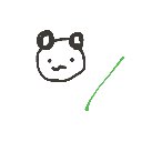 もも の絵: ぱんだ