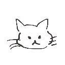 はち の絵: ねこ