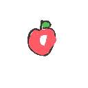 やはり天才だった の絵: りんご