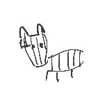 みう の絵: しまうま