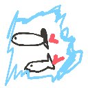 ゆまちん の絵: めだか