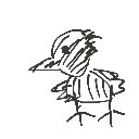 みう の絵: からす
