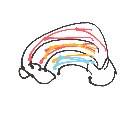 りりちゃん の絵: にじ