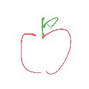 ななせ の絵: りんご