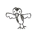 かいと の絵: すずめ