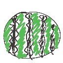 ちゃ の絵: すいか