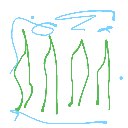 さやさや の絵: わかめ