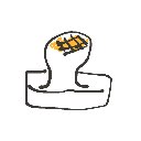 りょうま の絵: もち