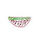 れい の絵: すいか