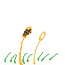 ふじさわさゆり の絵: つくし