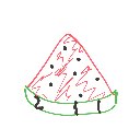 最弱もるもる撤退 の絵: すいか