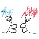 のの、とい、もる の絵: きす